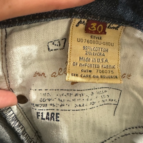 7 for all mankind bootcut jeans - size 30 - Picture 3 of 4